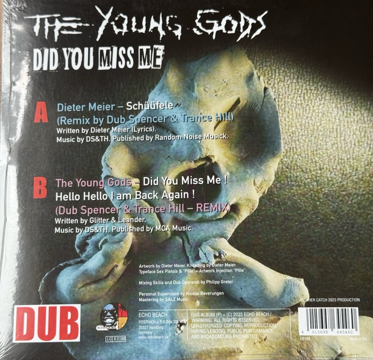 Dieter Meier / Young Gods – RSD 2022 dub remixes 7" by Dub Spencer & Trance Hill