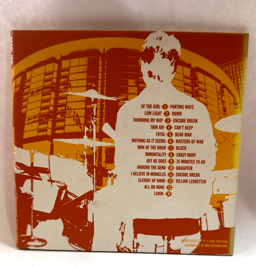 Pearl Jam - Live at Benaroya Hall: October 22 2003 (2CD, Jul-2004 Sony)