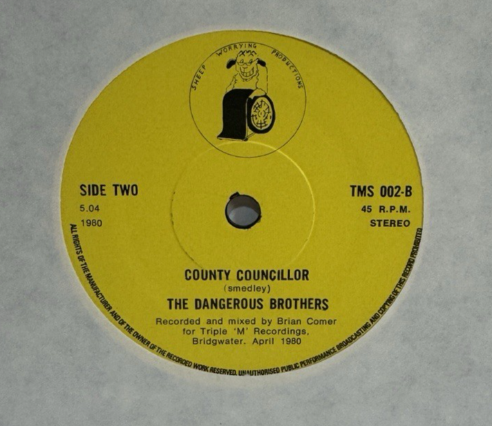 The Dangerous Brothers – False Nose / County Councillor | UK 7" | 1980 | TMS 002