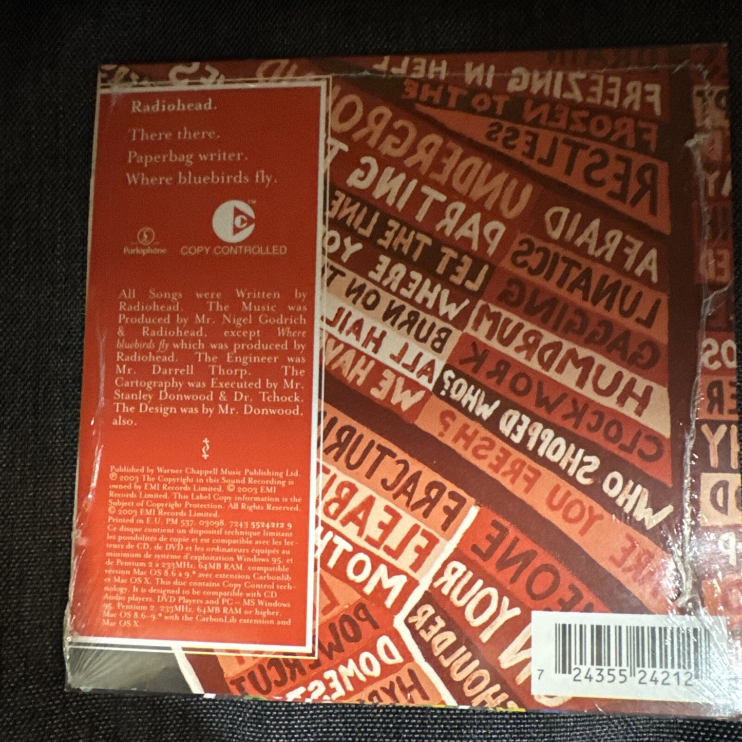 Radiohead There There plus 2 bonus tracks| CD caed sleeve seeled
