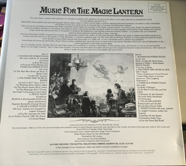 Music For The Magic Lantern