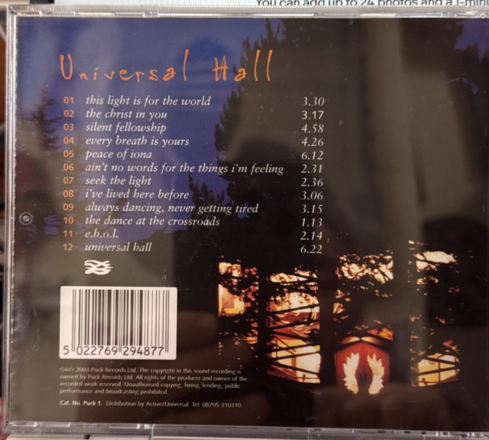 Waterboys [CD] Universal Hall (2003)
