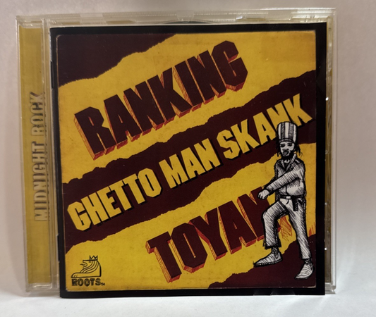 Ranking Toyan – Ghetto Man Skank CD Album (Roots Reggae, Jah Guidance)