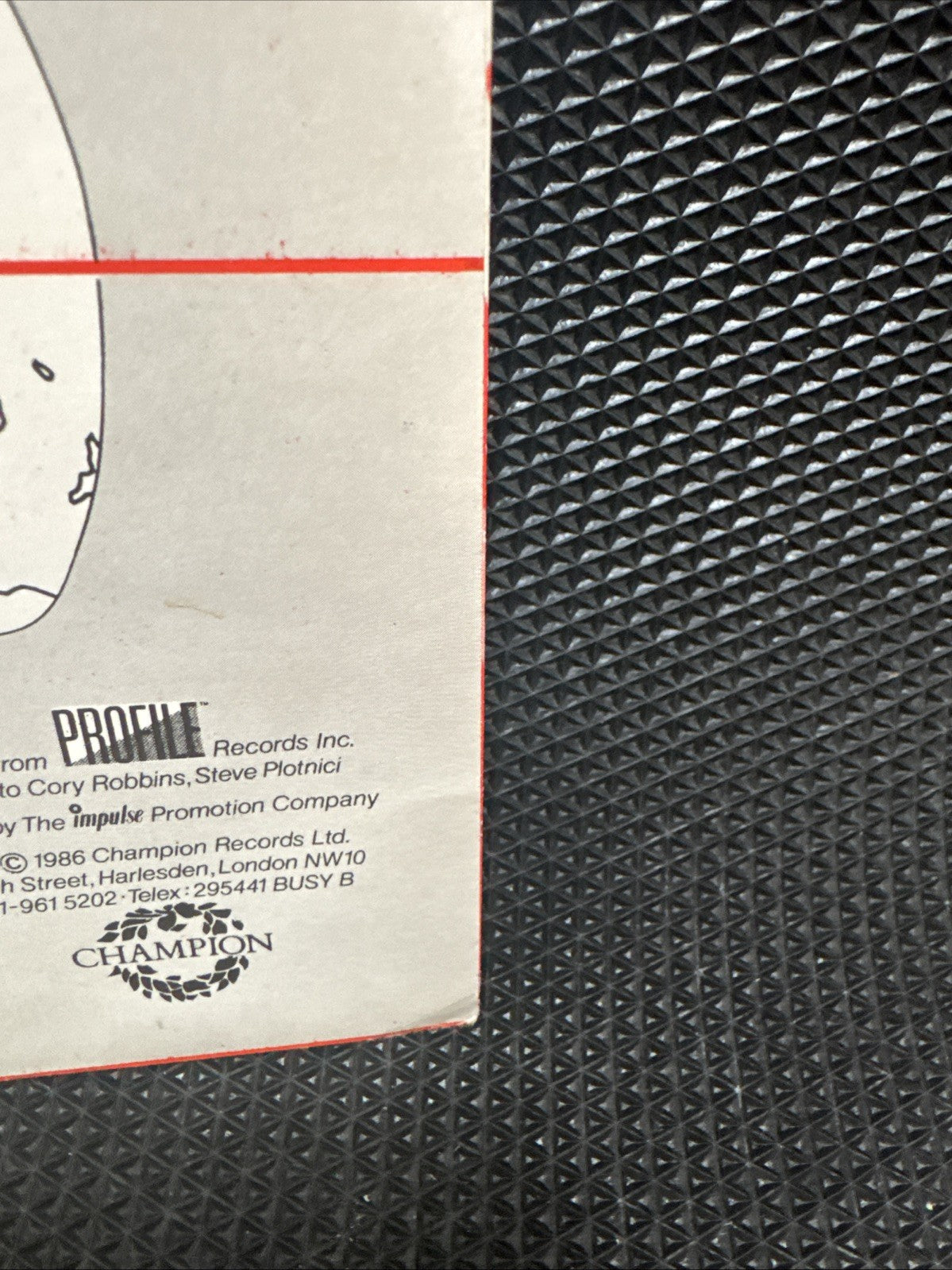 Word Of Mouth featuring DJ Cheese Coast To Coast 7" Vinyl Record - CHAMP 17