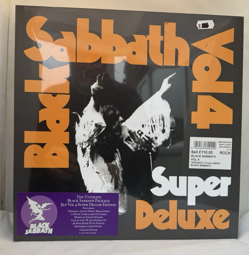 Black Sabbath – Vol. 4 Super Deluxe 5LP Box Set | Vinyl | 2021 | BMG