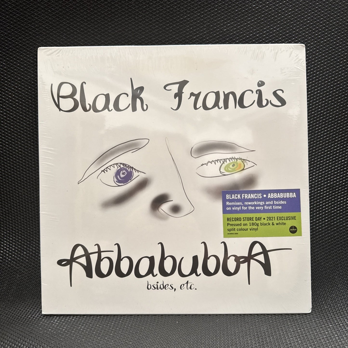 Black Francis Abbabubba (Black & White Split Vinyl) LP Vinyl NEW