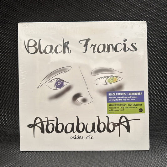 Black Francis Abbabubba (Black & White Split Vinyl) LP Vinyl NEW