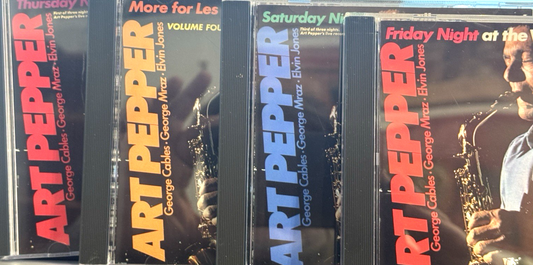 Art Pepper More For Les,Thursday Friday saturday  Night at the Village Vanguard