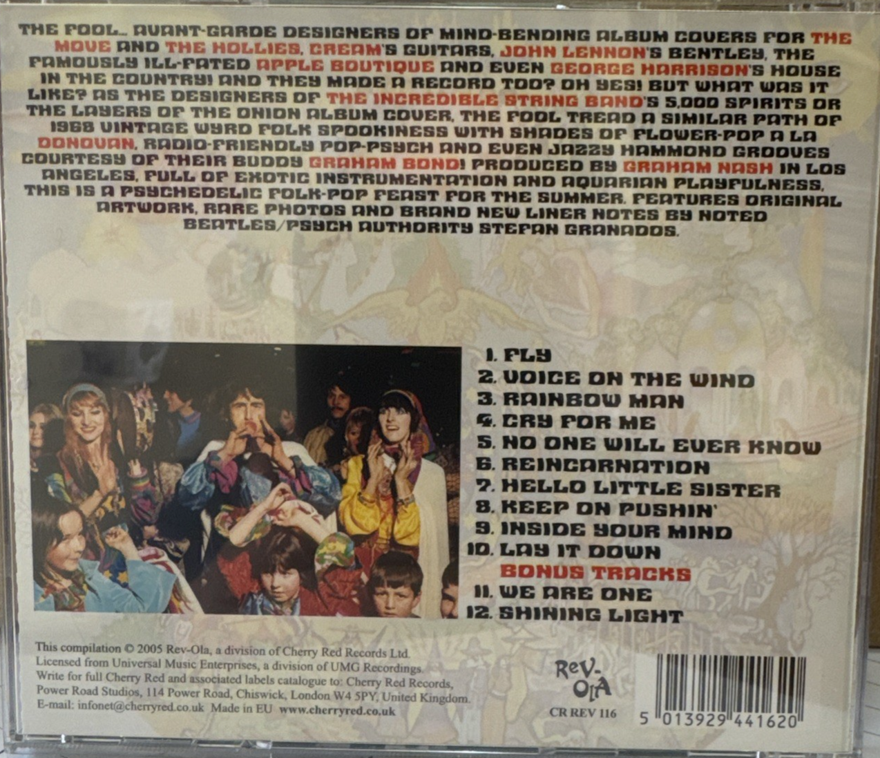 The Fool – The Fool CD (Reissue, Bonus / Extra Tracks) – Rev-Ola CR REV 116