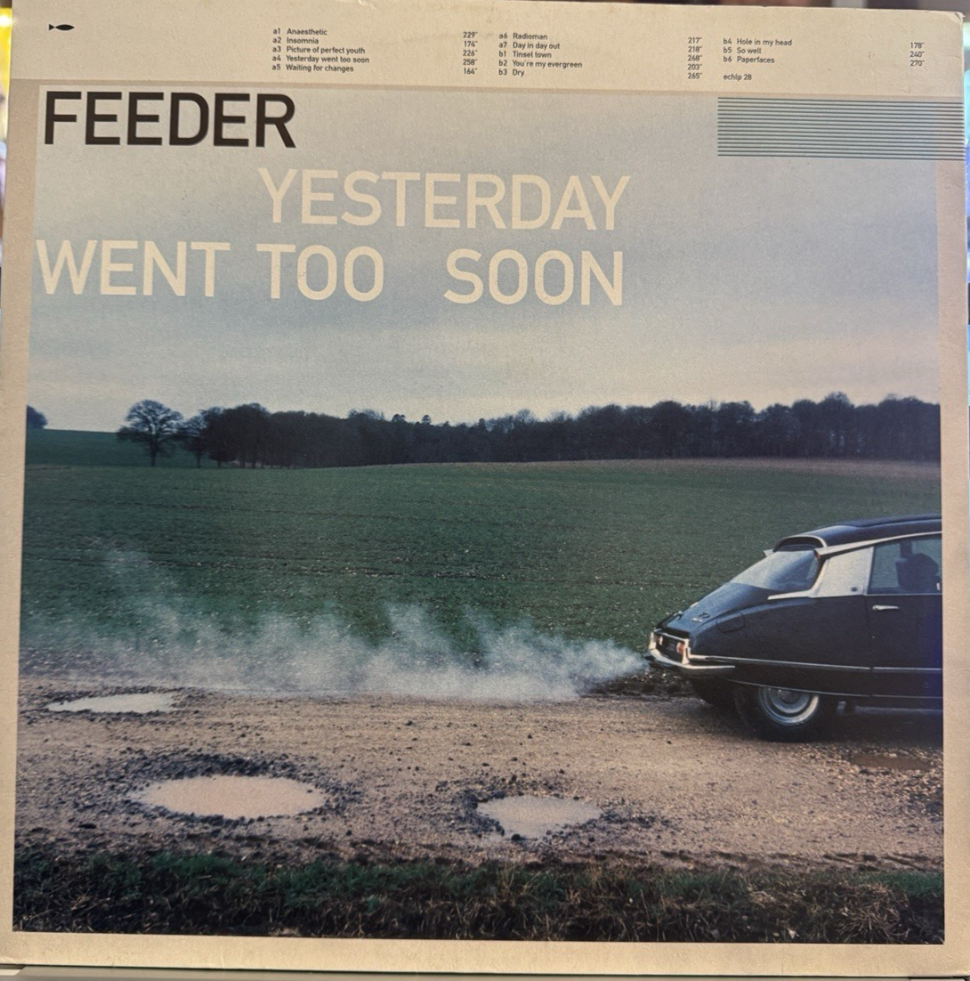Feeder ‎– Yesterday Went Too Soon Echo ‎– ECHLP 28 Vinyl, LP, Album 1999 RARE