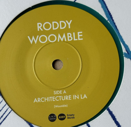Roddy Woomble – Architecture In LA: RSD 2022 turquoise indie psych 7" single