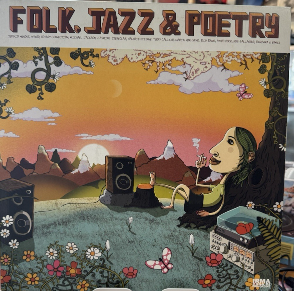 FOLK JAZZ & POETRY - IRMA 2LP COMPILATION ACID JAZZ FOLK ROCK FUNK SOUL