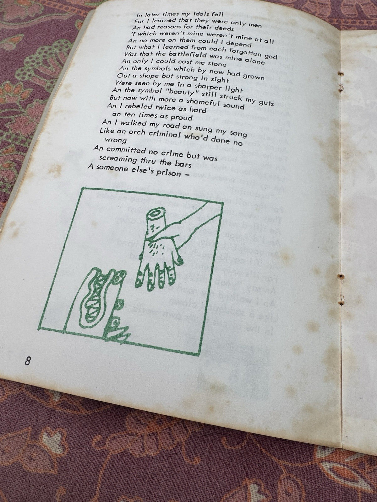 Bob Dylan – Poem to Joanie (Aloes Press, 1971/72) – Limited Edition of 300