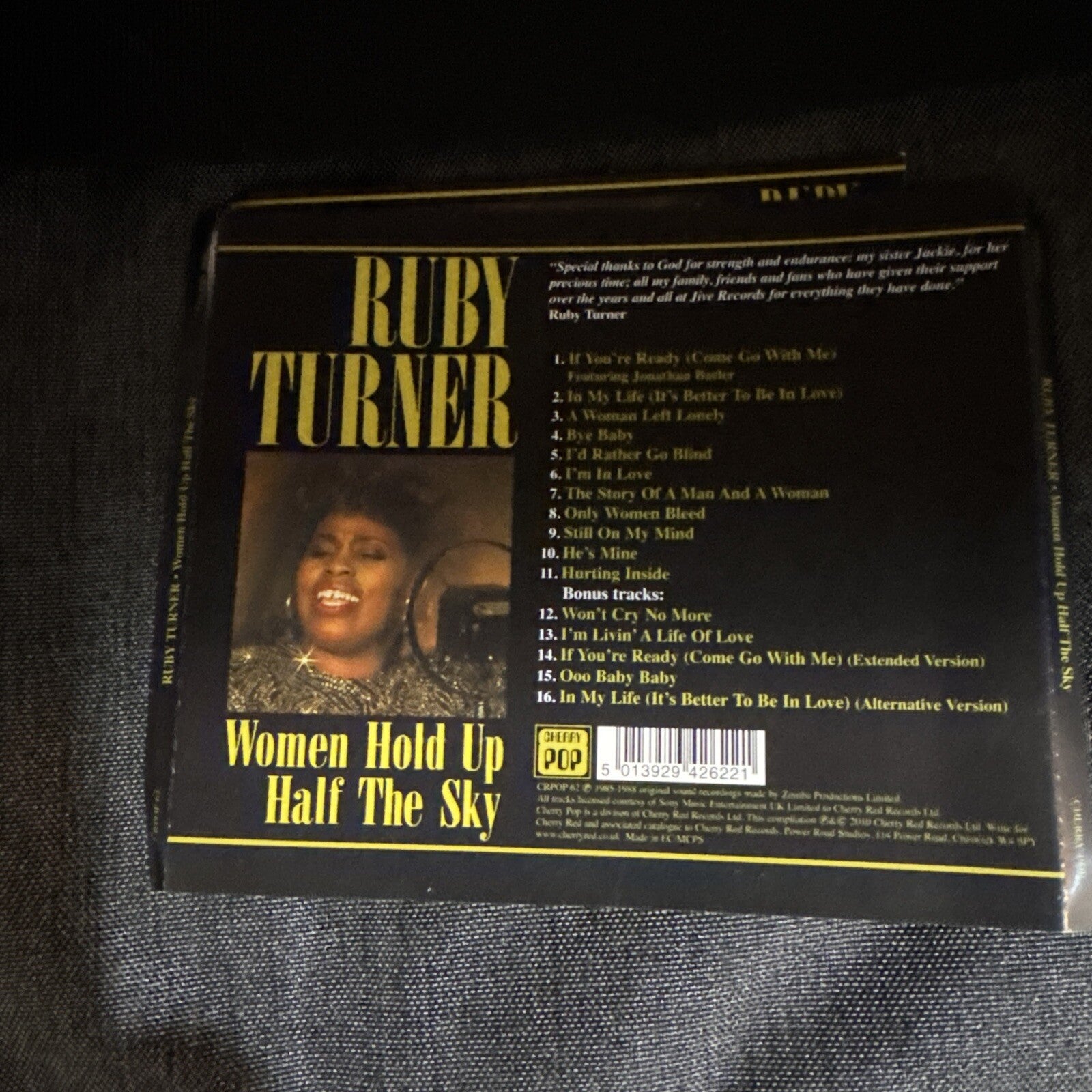 Ruby Turner - Women Hold Up Half the Sky CD Album (2010)