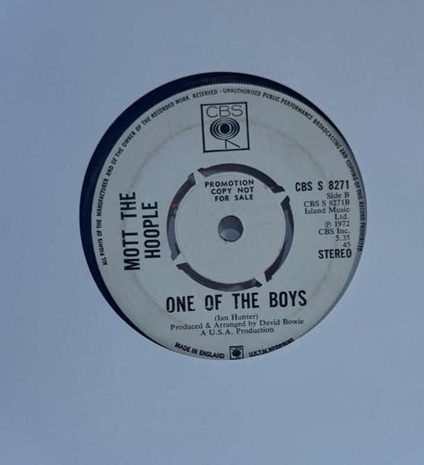 Mott The Hoople – All The Young Dudes (Marks & Sparks) | 7" Promo | July 1972