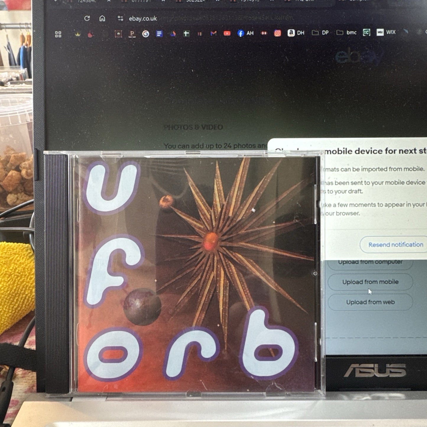 THE ORB - U.F. ORB CD (incl. Blue Room) 1992