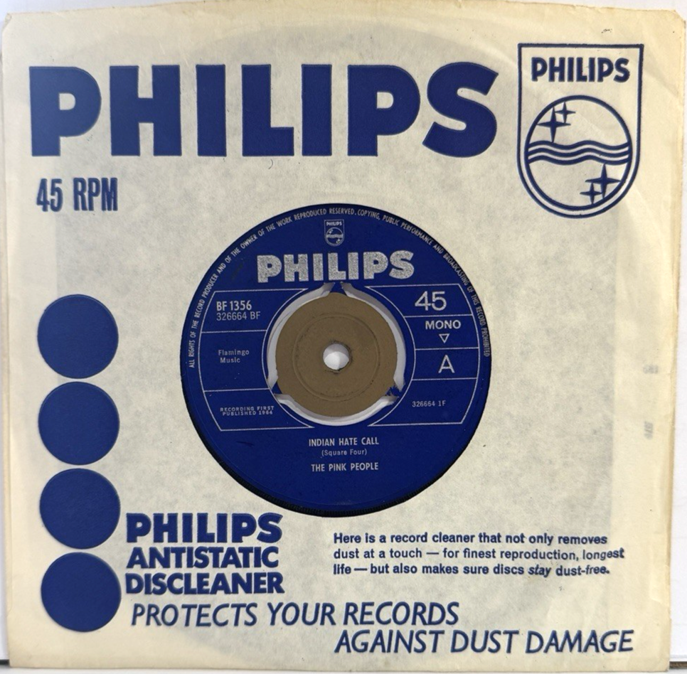The Pink People – Indian Hate Call | 7" Single | 1964 | Philips BF1356