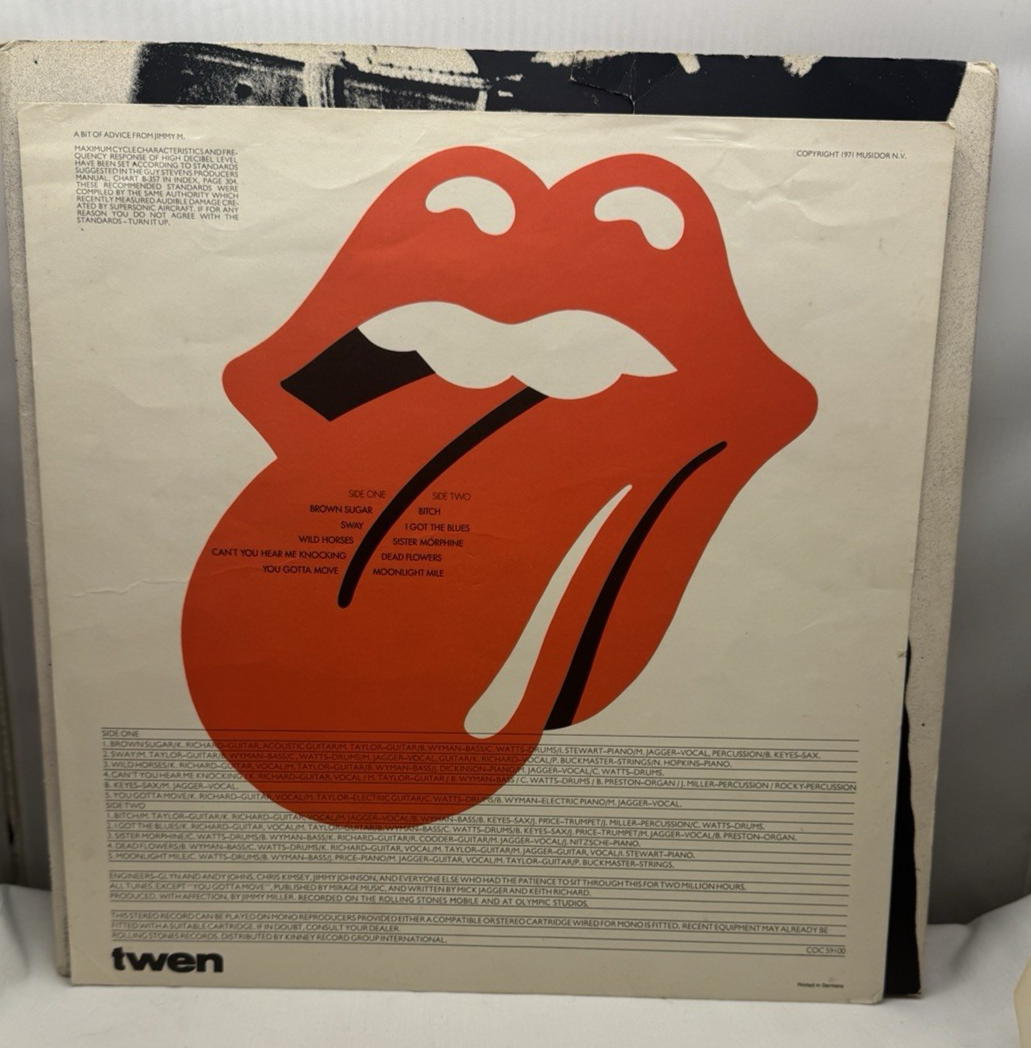 The Rolling Stones - Sticky Fingers 1st UK  *TML**Gatefold* Errror
