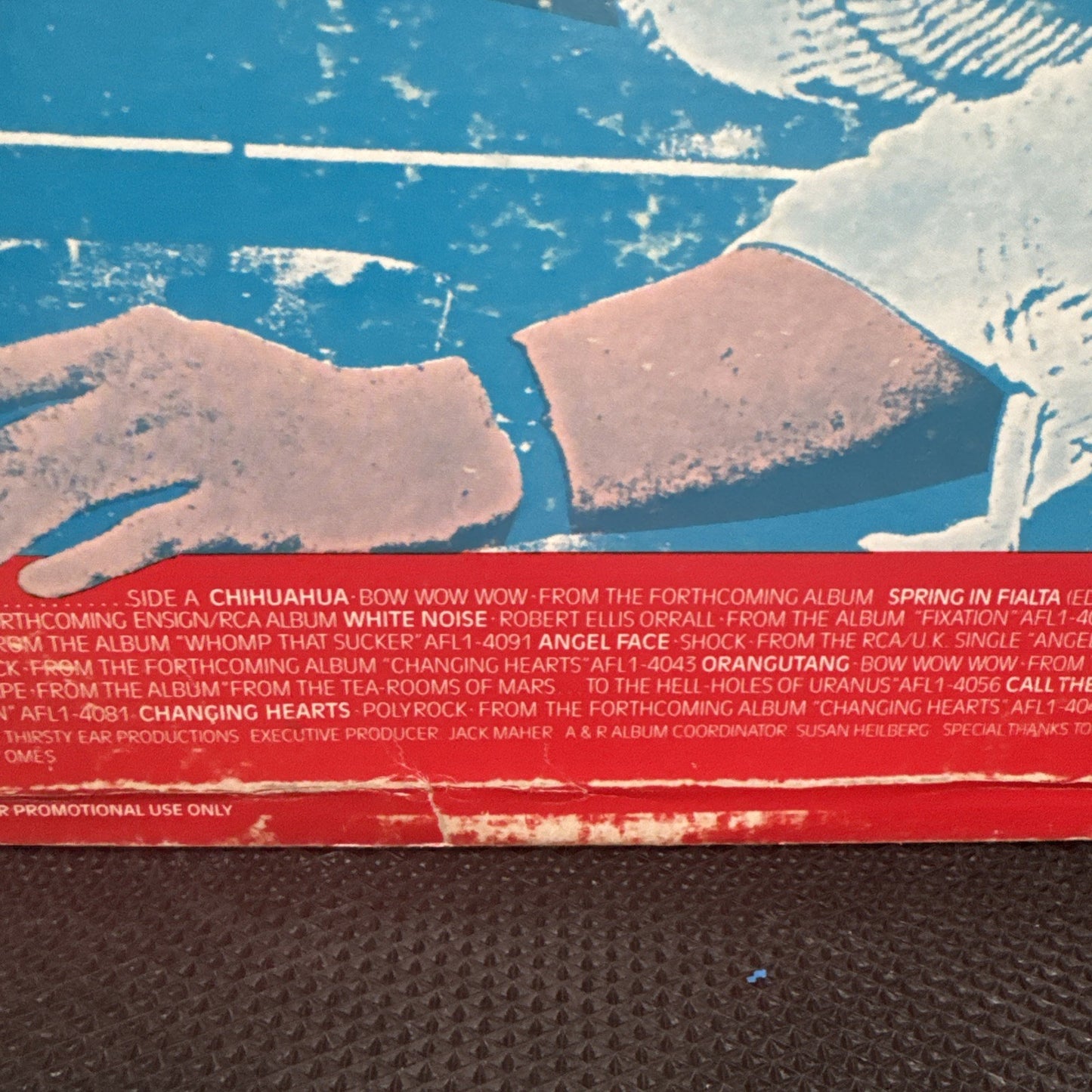 Various – Blitz: 1981 RCA promo LP of new wave, synth-pop & art rock rarities