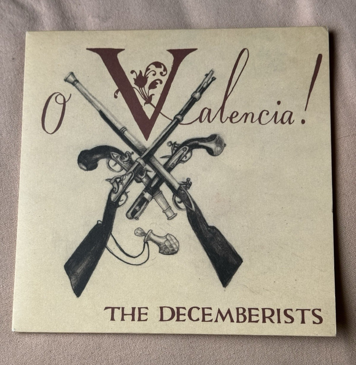 The Decemberists – O Valencia!: 2007 UK indie rock 7" with  B-side rarity