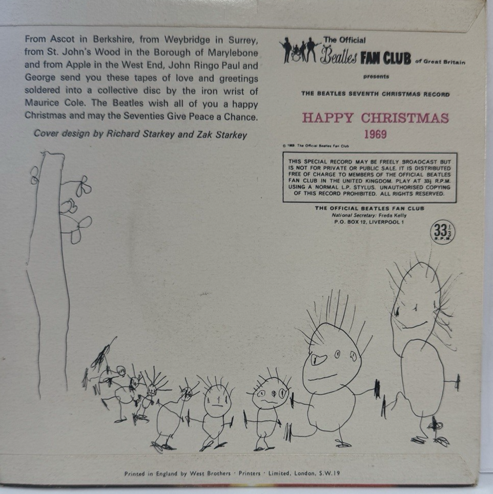 The Beatles – Seventh Christmas Record | 7" Flexi 33⅓ | 1969 | Lyntone LYN1970/1