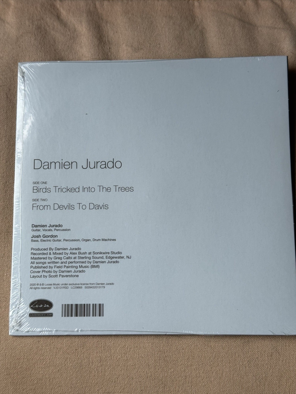 Damien Jurado – Birds Tricked Into The Trees: 2020 RSD light blue indie folk 7"