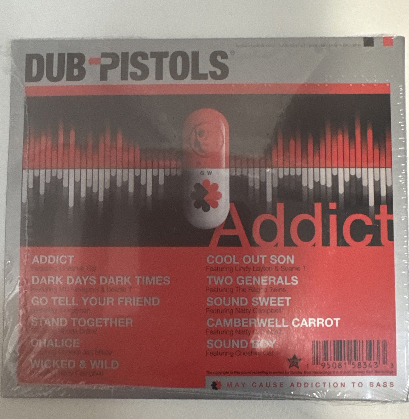 Dub Pistols - Addict CD 2020 Europe SBESTCD89 – Electronic Reggae Fusion!