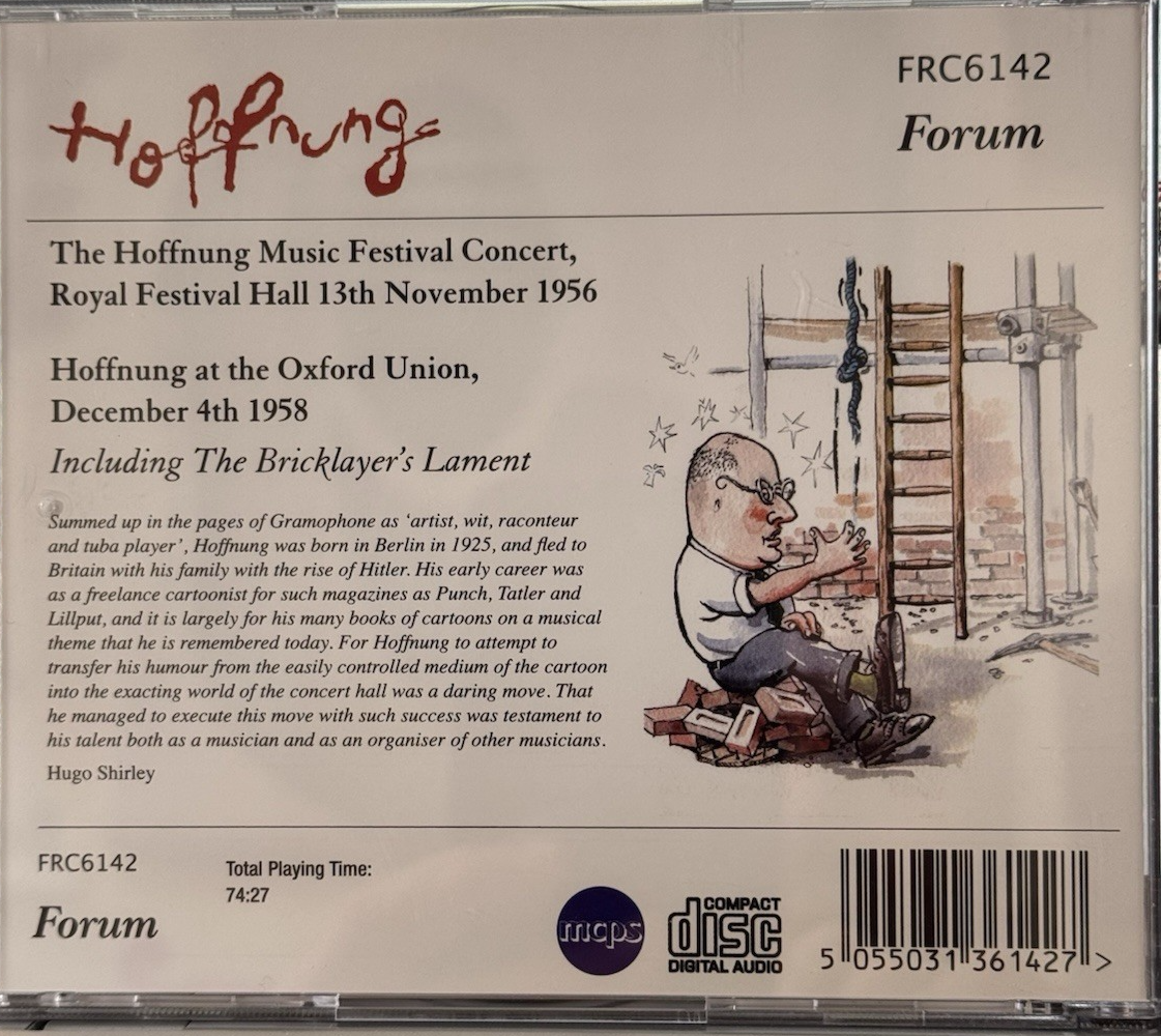 Gerard Hoffnung : Hoffnung CD (2011) ***NEW*** FREE Shipping, Save £s