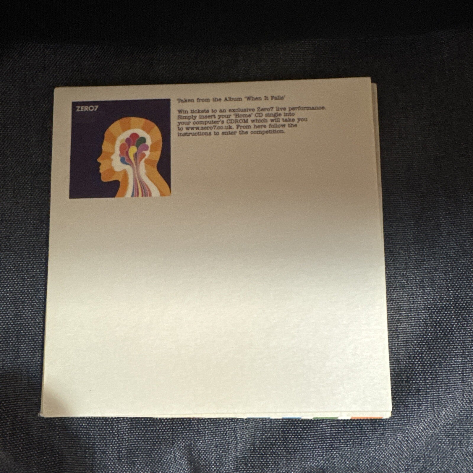 ZERO 7 - Home - CD - Single Import -stereolab ben watt mix