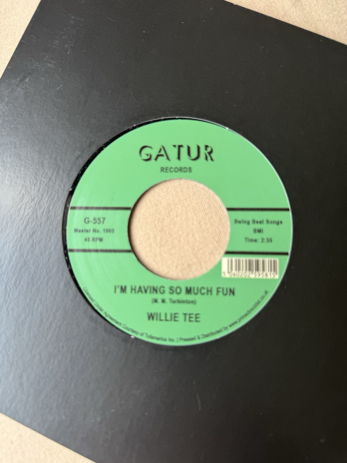 Willie Tee – First Taste Of Hurt: RSD 2022 UK soul 7" reissue of rare Gatur gems