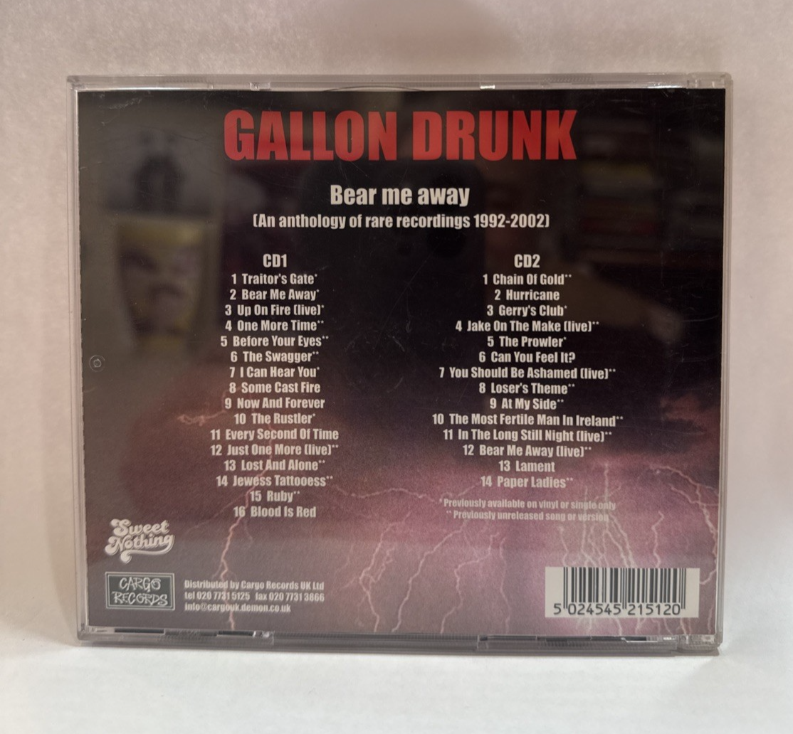 Gallon Drunk – Bear Me Away CD Album (Like New, UK Alternative Rock)