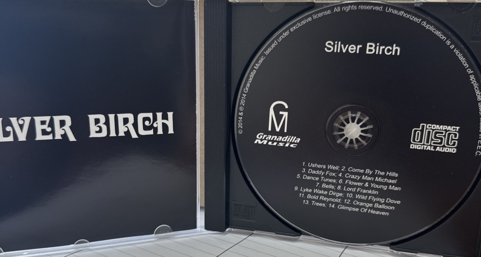 Silver Birch – Silver Birch CD – Granadilla Music – 2014 import