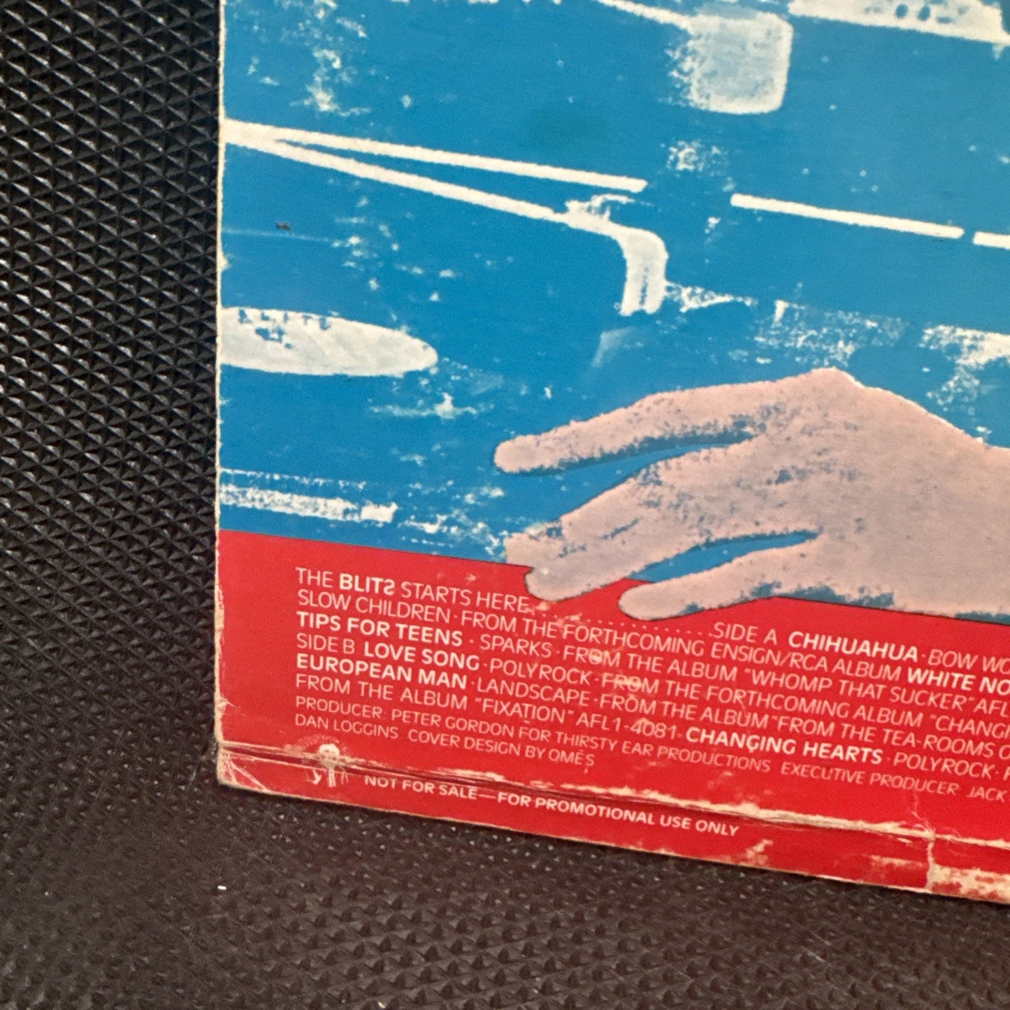 Various – Blitz: 1981 RCA promo LP of new wave, synth-pop & art rock rarities
