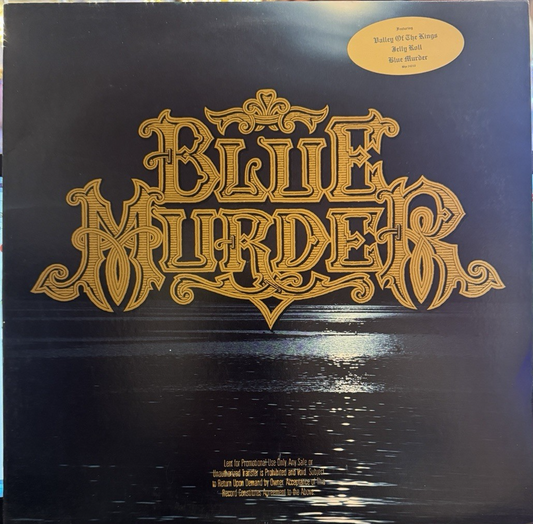 Blue Murder – Blue Murder SELF TITLED promo Black Vinyl stikered sleeve