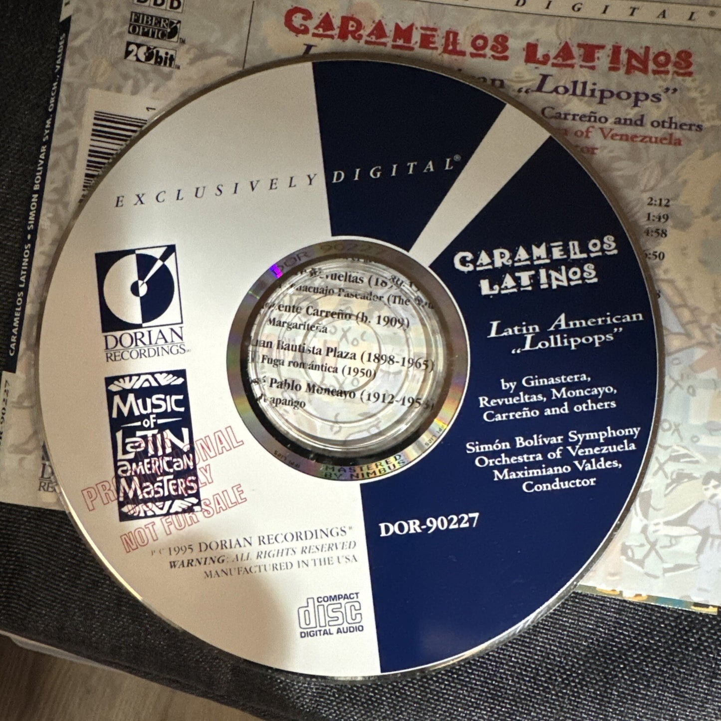 Caramelos Latinos - Latin American 'Lollipops'  Maximiano Valdez CD