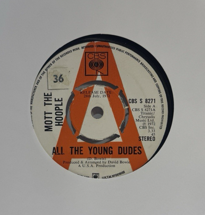 Mott The Hoople – All The Young Dudes (Marks & Sparks) | 7" Promo | July 1972