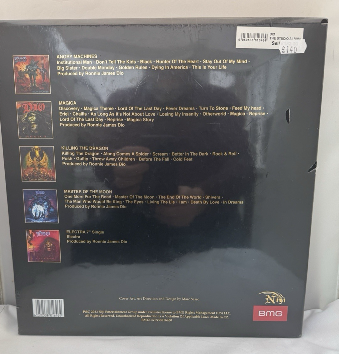 Dio – The Studio Albums 1996-2004 Deluxe 5LP + 7" Box Set | Vinyl | 2023 | BMG