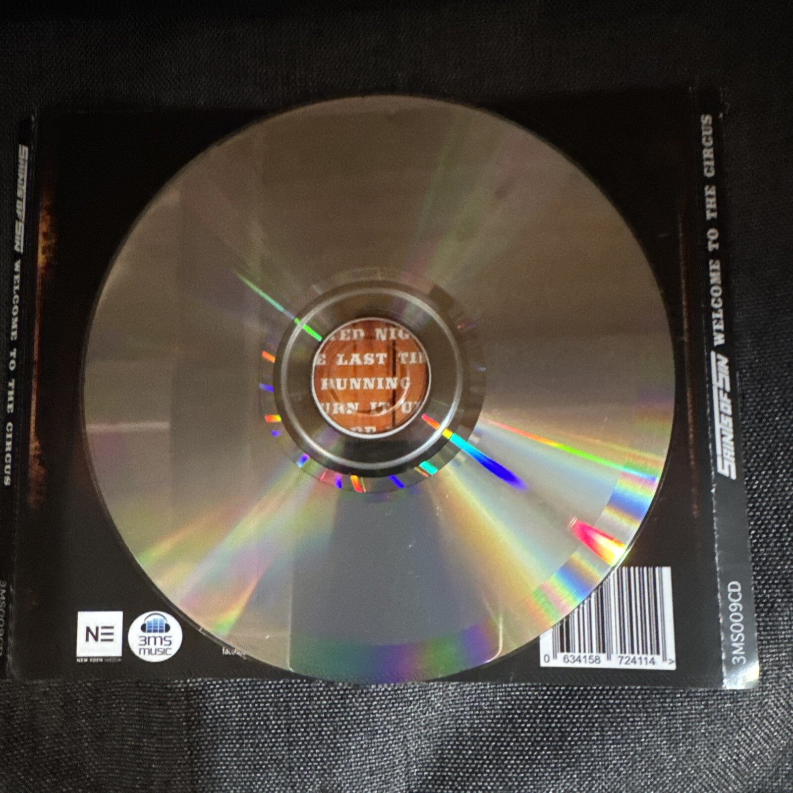 Saints Of Sin  Welcome To The Circus  3ms Music – 3MS009CD 13 Tracks VG+