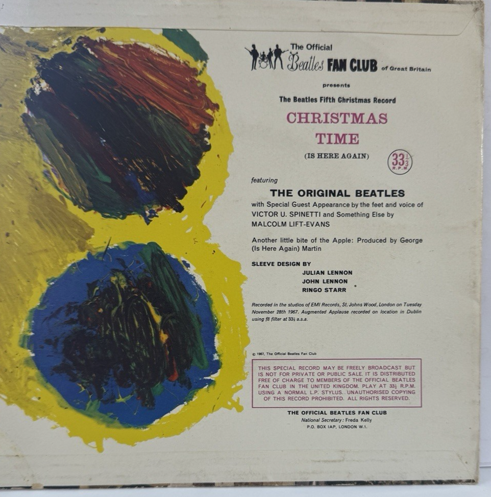 The Beatles – Christmas Time (Is Here Again) | 7" Flexi | 1967 | LYN1360