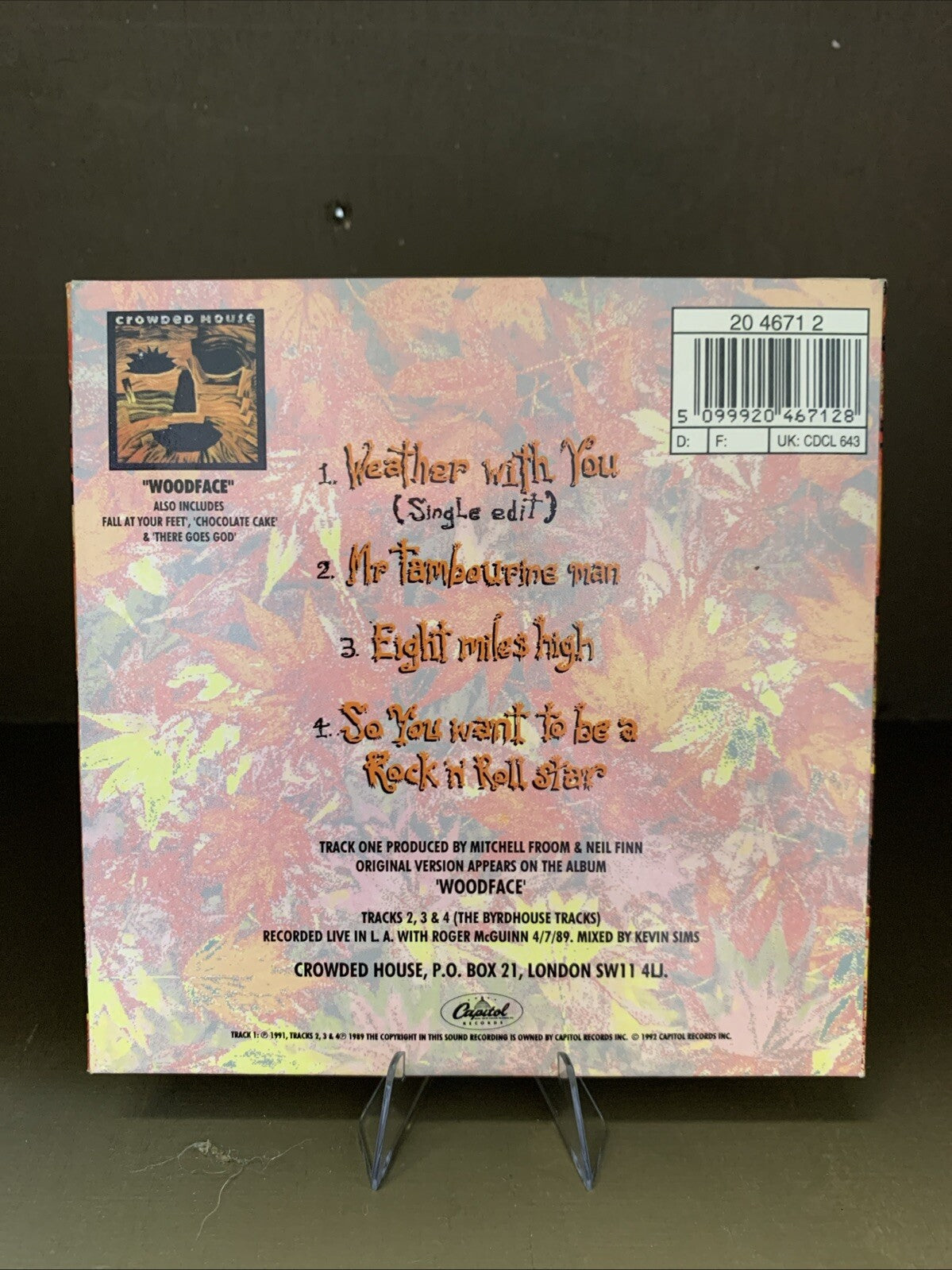 Crowded House Weather with you 1992 Maxi-CD + Byrdhouse Tracks BYRDS