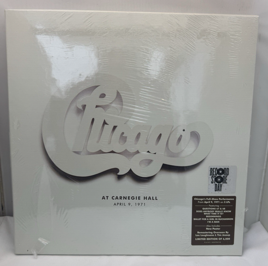 Chicago – At Carnegie Hall – April 9, 1971 | 3×LP Vinyl | 2022 | Rhino Records