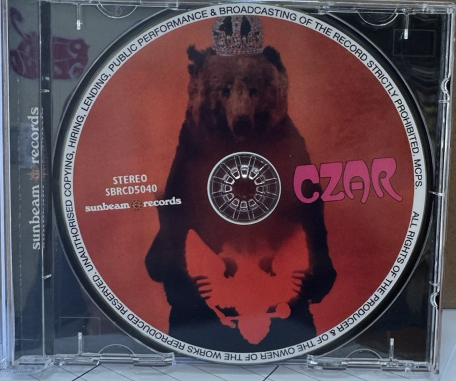 Czar – Czar (2007 CD Reissue, Sunbeam SBRCD5040)