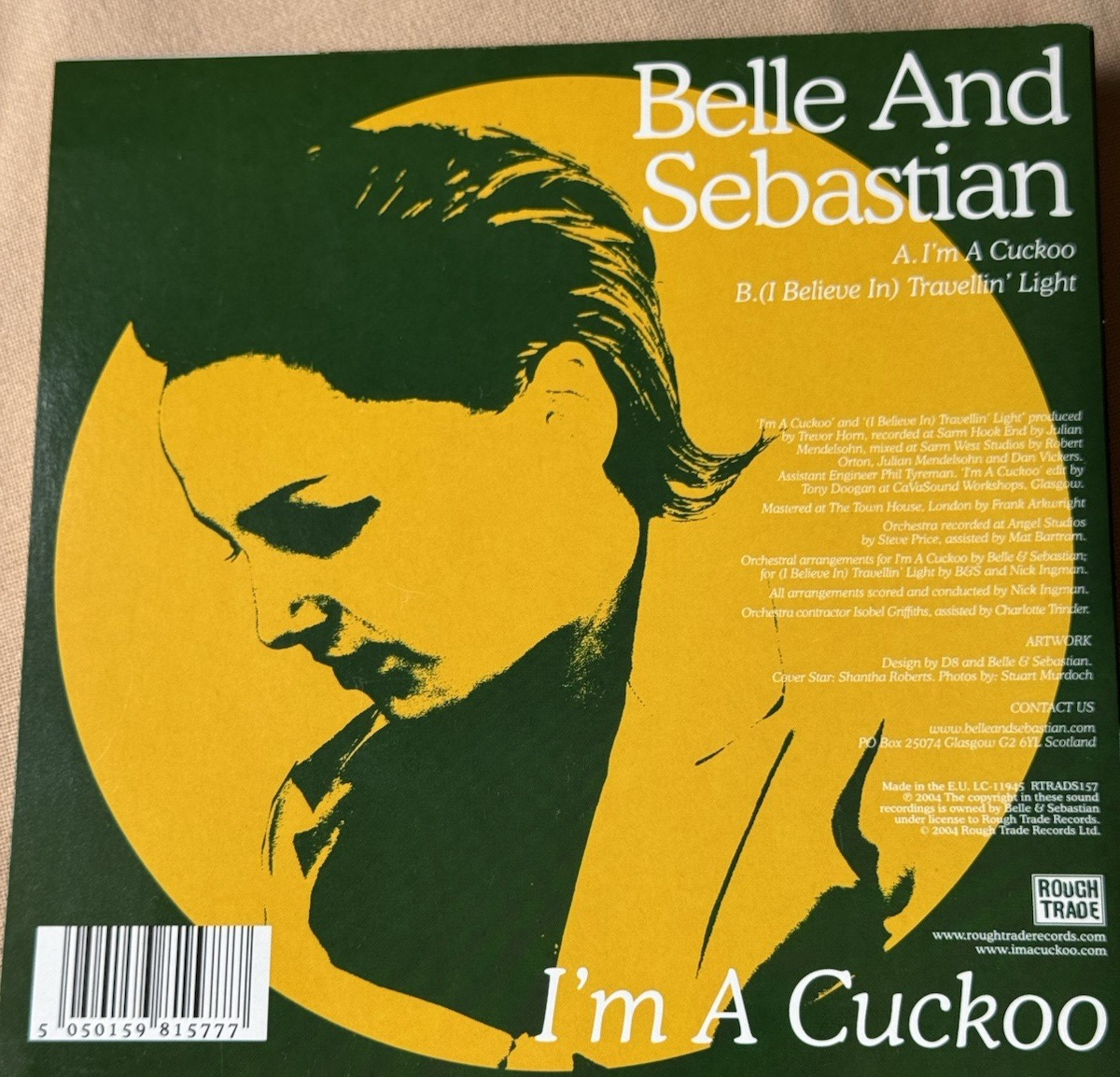 Belle & Sebastian – I’m A Cuckoo: 2004 UK 7" pop rock single w/ orchestral B-sid