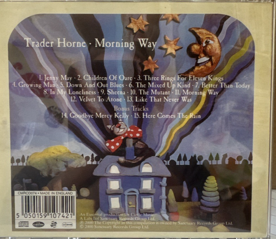 Trader Horne Morning Way CD (2000 Reissue) Castle Music Psychedelic Folk Album