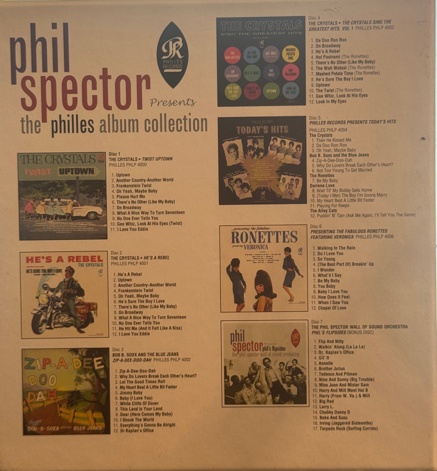 Phil Spector – The Philles Album Collection | 7CD Box Set | 2011 | Legacy