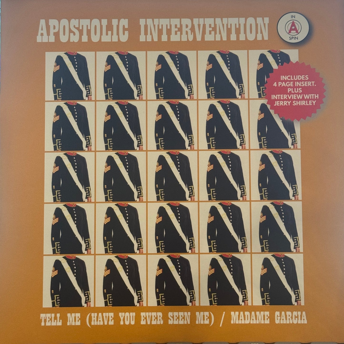 The Apostolic Intervention – Tell Me | 7" Vinyl Single | 2024 | In A Spin