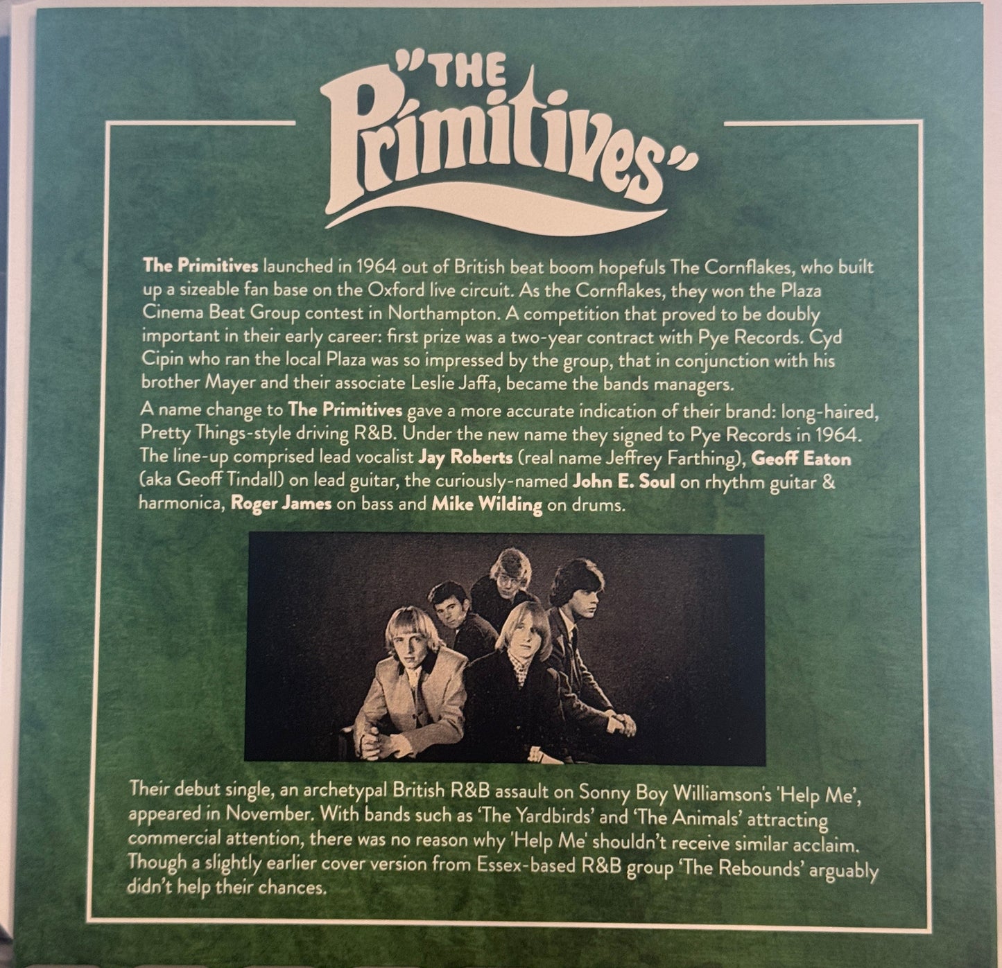 The Primitives / Mal & The Primitives – Help Me | 7" | 2024 | In A Spin