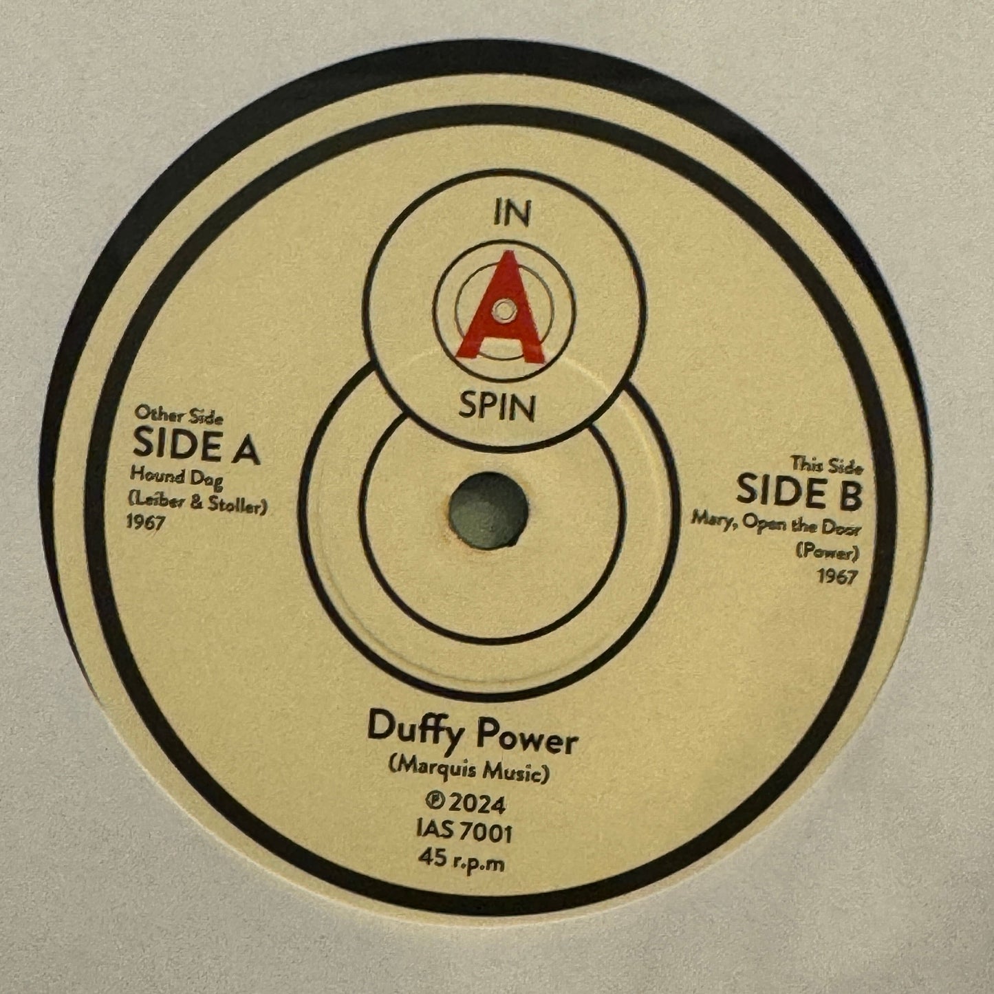 Duffy Power – Hound Dog | 7" Vinyl Single | 2024 | In A Spin Vinyl