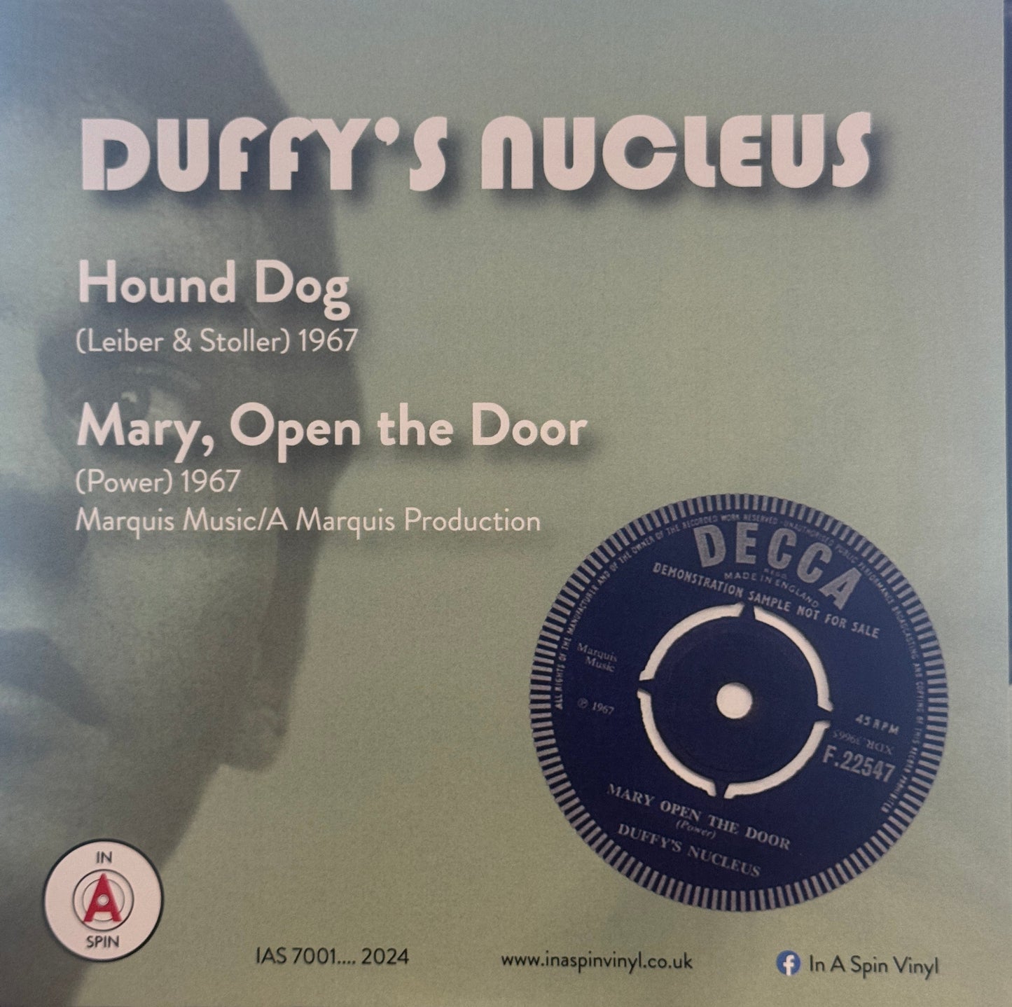 Duffy Power – Hound Dog | 7" Vinyl Single | 2024 | In A Spin Vinyl