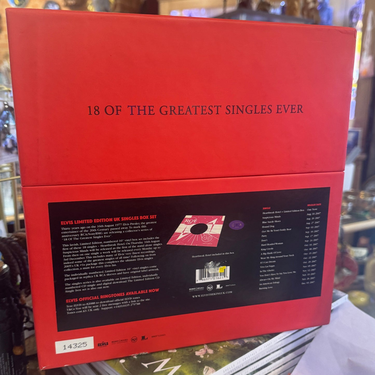 Elvis Presley 10" Vinyl Single Box Set